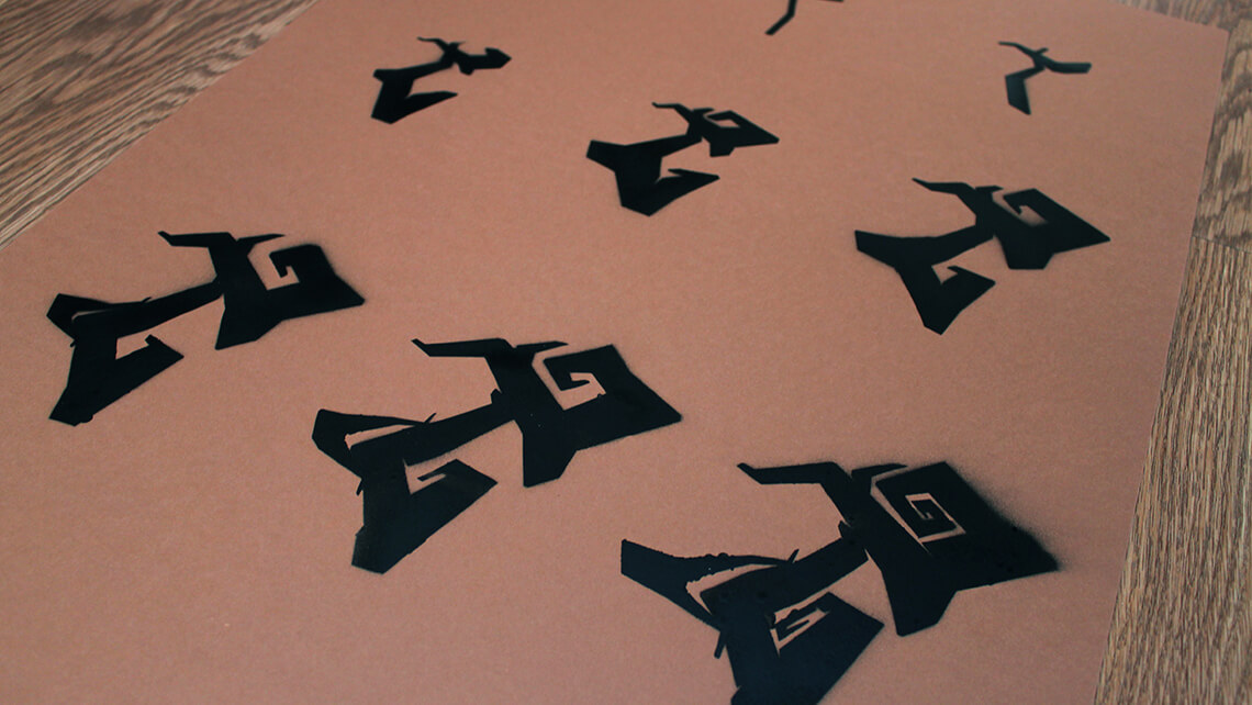 Typographie Graffiti vectoriel